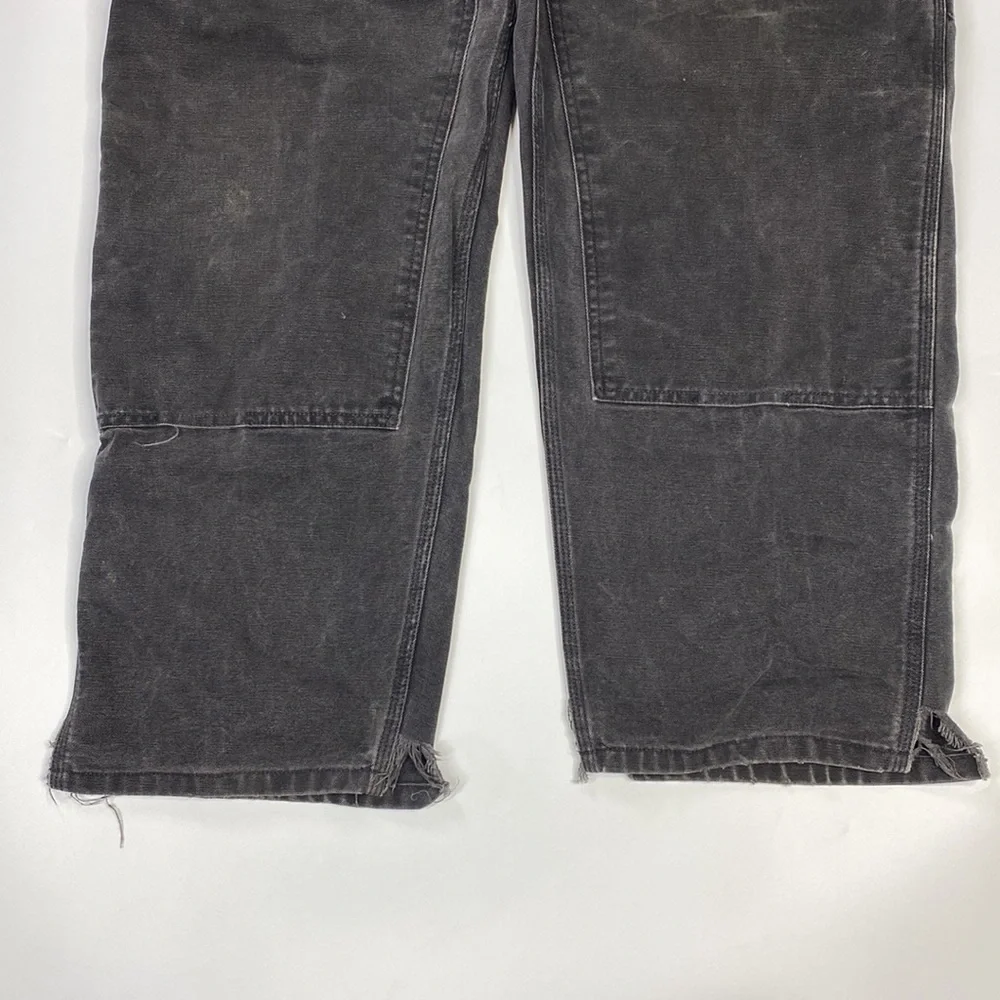 Vintage Carhartt B01BLK Loose Original Fit Double Knee Black Jeans 44x30 90s
